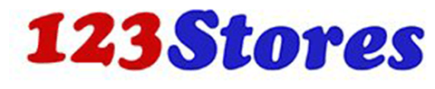 123 Stores logo