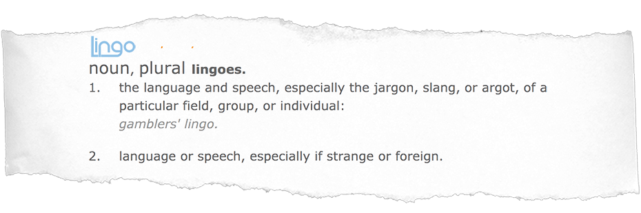 Lingo def Lingo definition