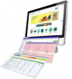 quickbooks and Ebay Ebay and Lingo on desktop