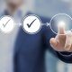 Business process workflow illustrating management approval